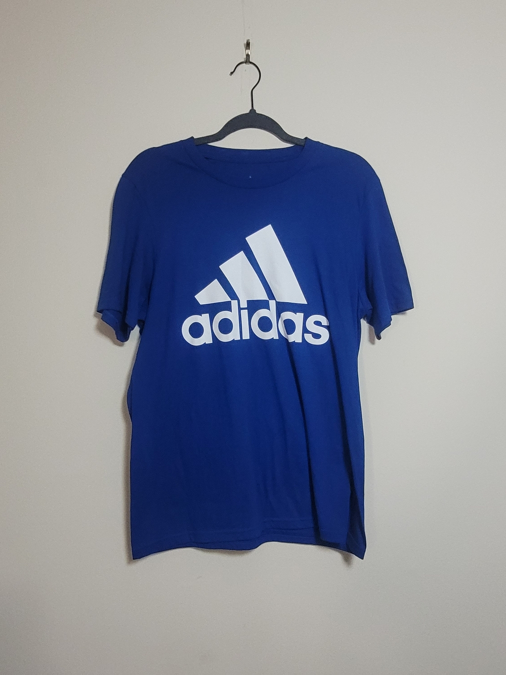 adidas Royal Blue Short-Sleeve Logo Tee